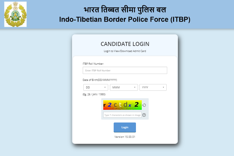 ITBP Constable Admit Card 2023